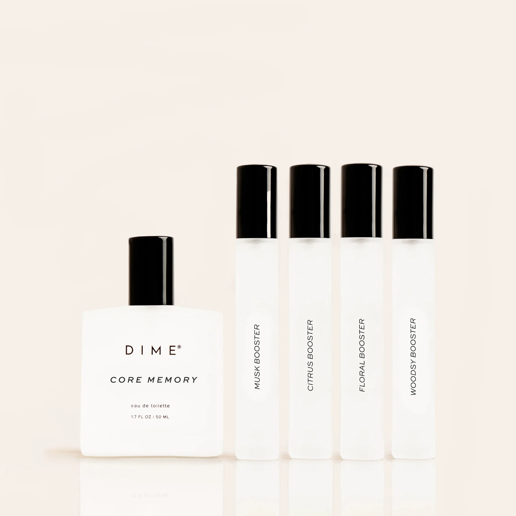 White bottles fragrance set